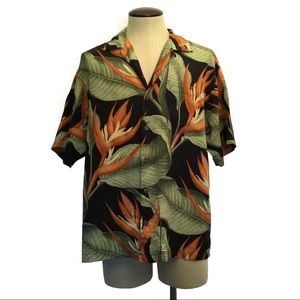 NWOT 🌴 TOMMY BAHAMA Bird of Paradise Camp Shirt!